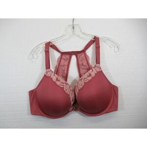 Cacique Boost Plunge Bra 42DD Pink Underwire